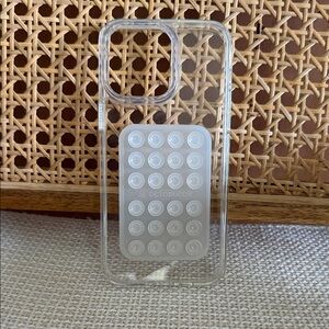 Clear iPhone 14 Pro Max Case with Octobuddy attached